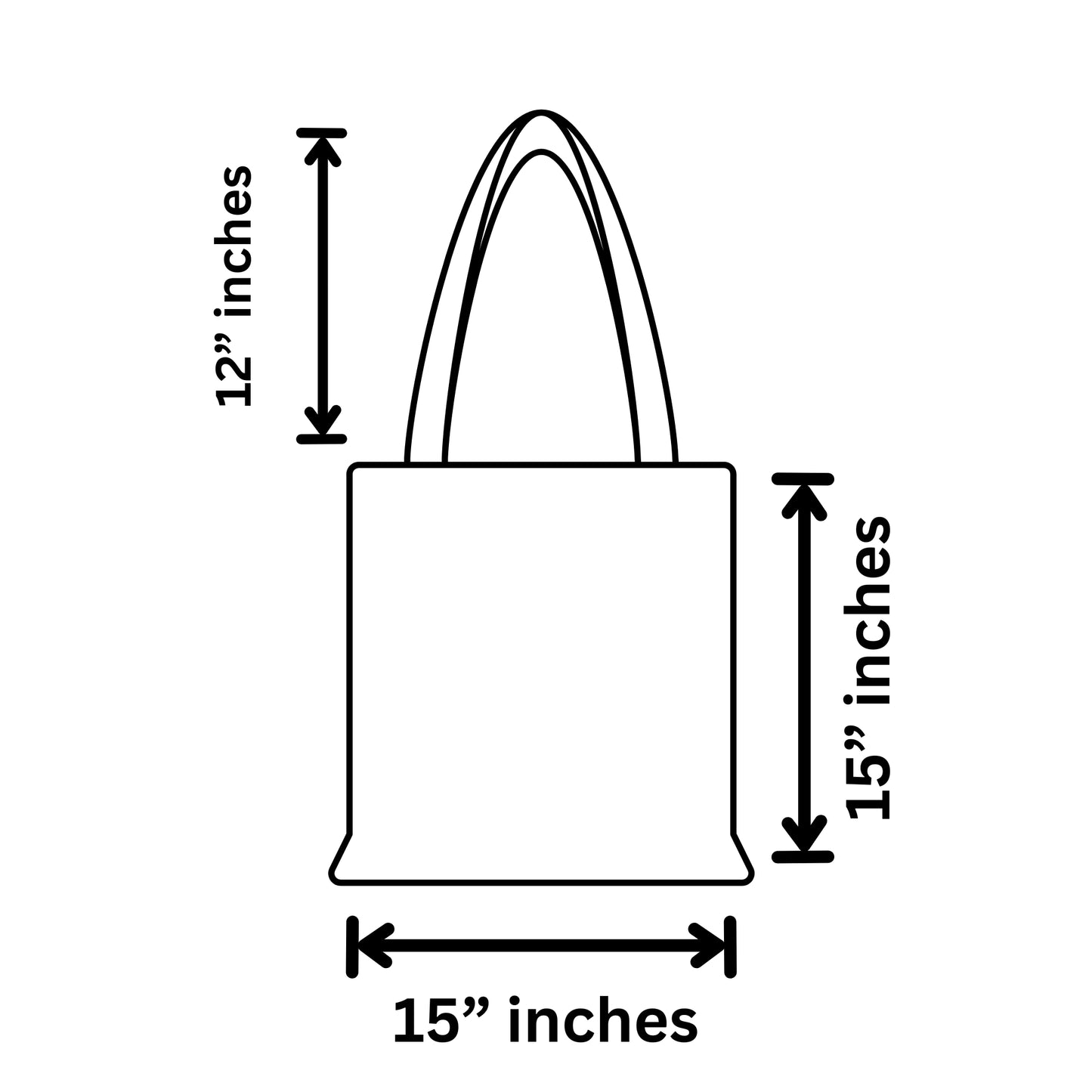 Tote Bag – Vertical Stripe Shabby Chics with Zipper, Satin Lining & Inner Pocket
